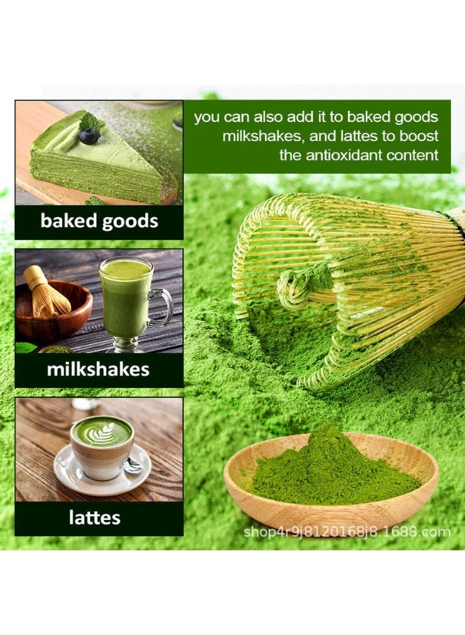 Vanilla Matcha Latte Mix | Cafe Style Sweetened | Plant Based, Dairy Free | 15 Servings - Image 5