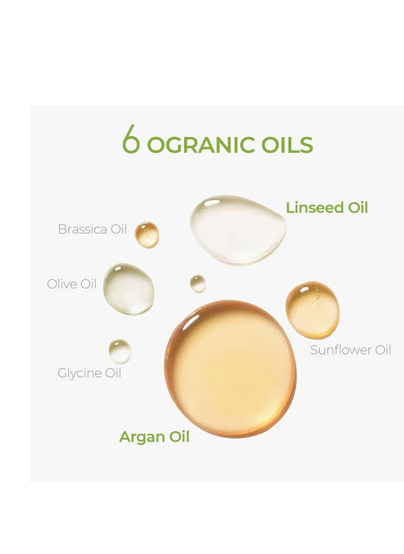 TYMO TYMO Argan Hair Oil Spray - Hydrating Veganic Natural 6 Blend Oil for Frizzy & Dry Hair, Organic Pure Formula, Daily Use for Hair, Smooth Damaged Ends, Olive Oil Infused, Add Shine  - Image 3