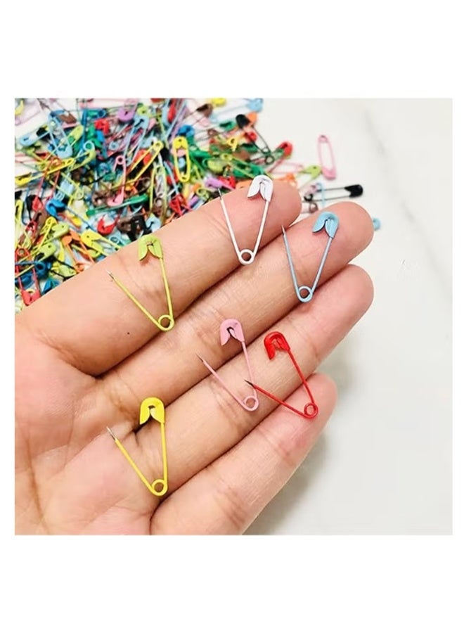 واي جيه 120 قطعة دبابيس أمان ، دبابيس أمان معدنية صغيرة ، دبابيس من الفولاذ المقاوم للصدأ مطلية بالنيكل مقاومة للصدأ لعلامات الملابس ، خياطة الملابس ، الحرف اليدوية ، مجوهرات DIY متعددة الألوان - Image 4