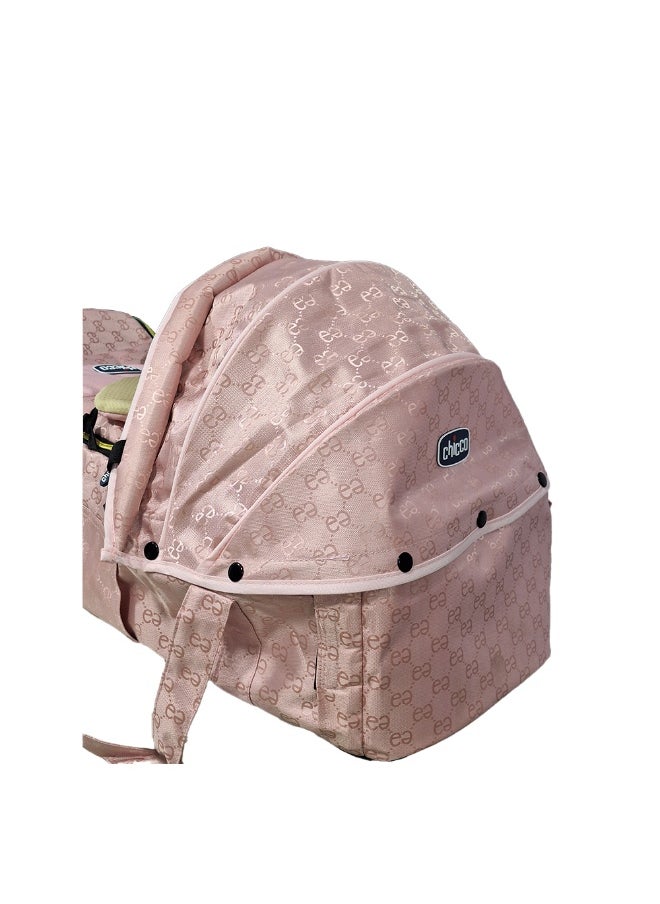 Chicco Portable Newborn Baby Carrycot Infant Carrier - Comfortable and Lightweight Travel Bed with Removable Sun Canopy, Breathable Fabric Liner, Adjustable Blanket, Suitable for 0-6 Months - Ideal for Transport, Travel, and Everyday Comfort  - Image 5