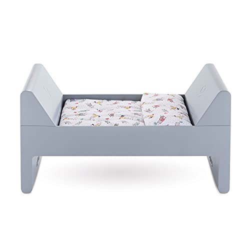 Corolle Mon Grand Poupon Crib Bed for Baby Dolls Grey - Image 1