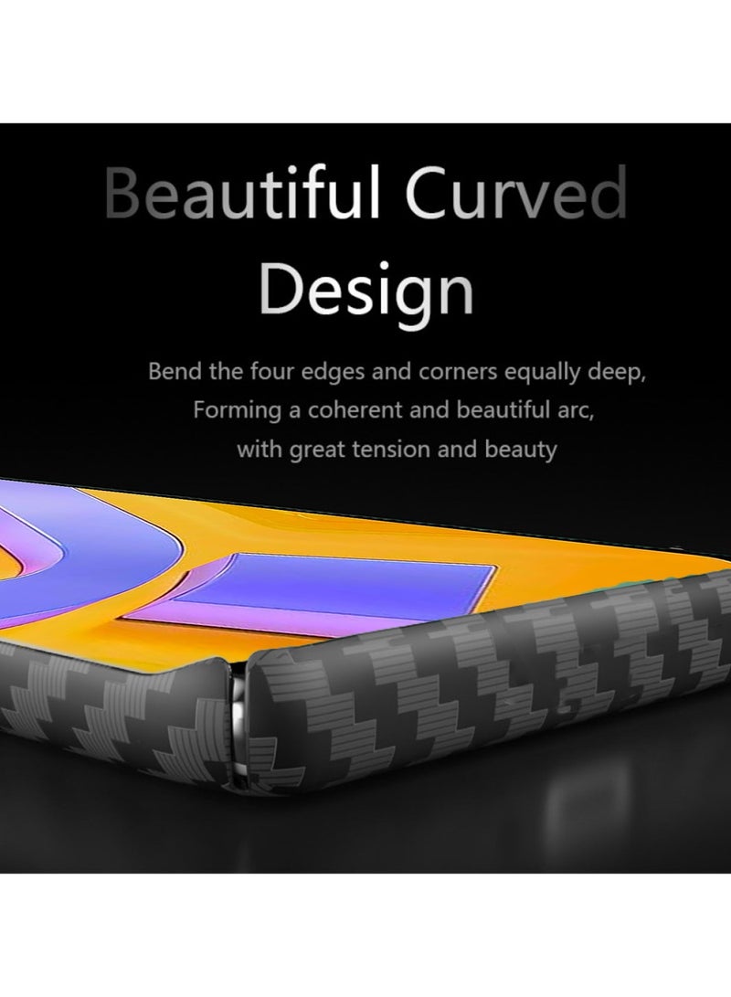 Wtech Hand Back Silicone Carbon Fiber Texture Case Cover For Vivo Y100 4G 2024 / Vivo V30 SE 5G 2024 / Vivo V30 Lite 4G 2024 / Vivo Y200e 5G 2024 Black/Red - Image 4