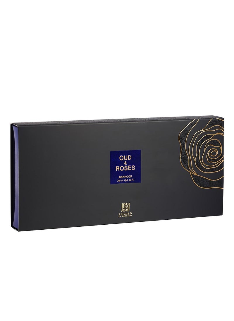 Ahmed Al Maghribi Bakhoor Oud And Roses, 10 Tabs  - Image 1