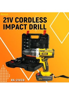 Roxon ROXON (RX21VCD) 21V Cordless Impact Screwdriver Drill Machine  - Image 5