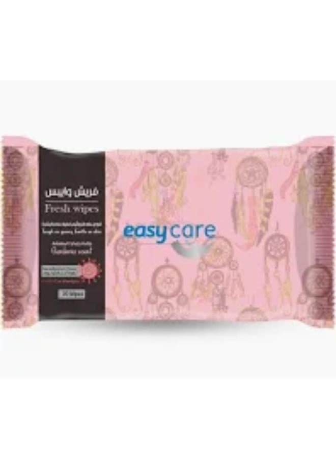 Easy Care Wet Wipes, Gardenia Scent, 20 Wipes
