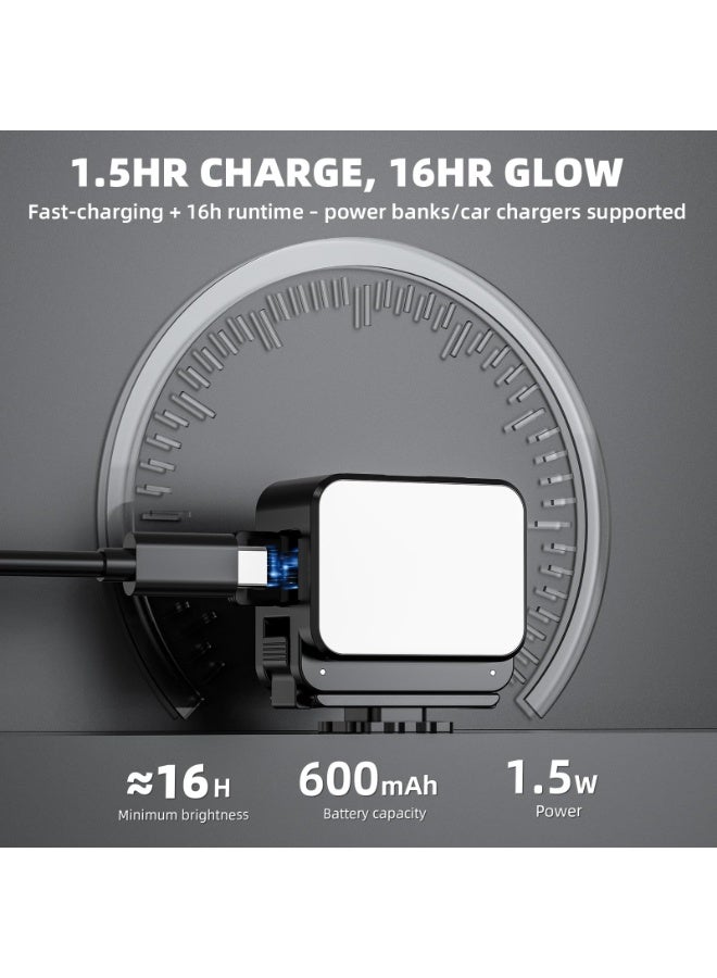 Mini Light for DJI Action Camera/Pocket 3 Fill Lighting Cold Hot Shoe LED Vlogging Light Attachment for DJI OSMO Pocket 3 Action 5 Pro 4 3, compatible with GoPro Accessories - Image 5