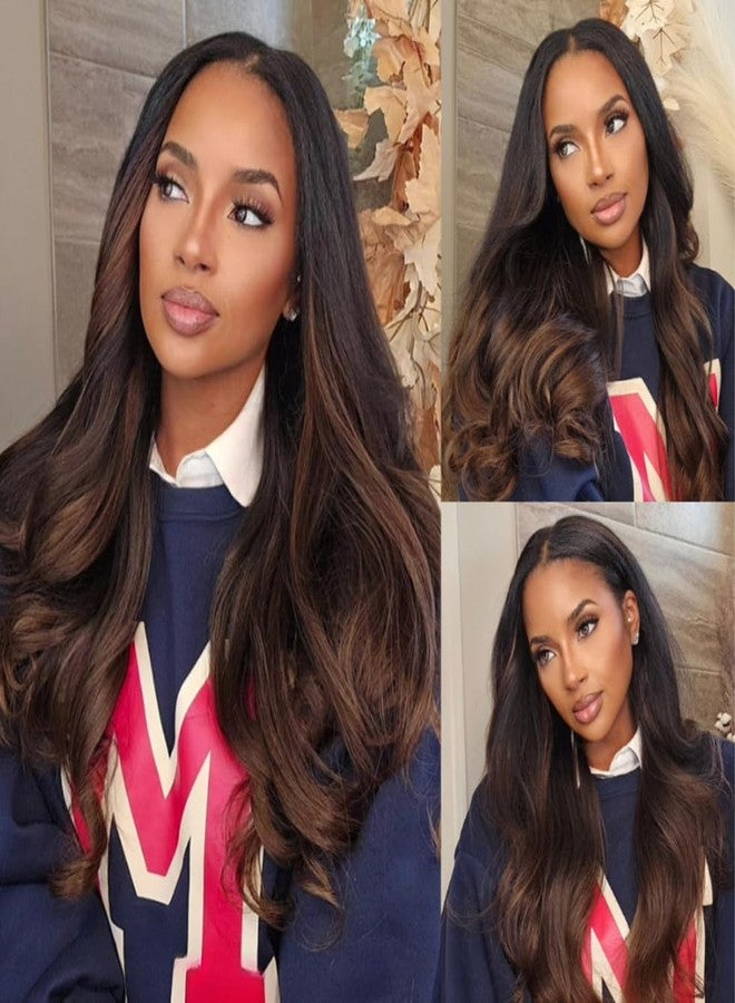 UNICE Chestnut Brown Ombre Body Wave Human Hair Weave 1 Bundle 20 inch Brazilian Remy Human Hair Sew In Extensions Soft and Keep Waves after Multiple Washes - Image 2