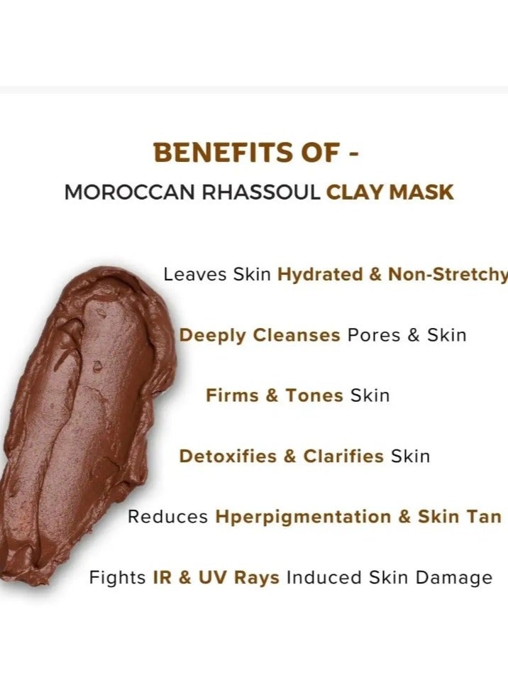 HWC Trading Moroccan Rhassoul Clay Powder, 100% Natural, Face Body Hair Treatment, 2 - Image 4
