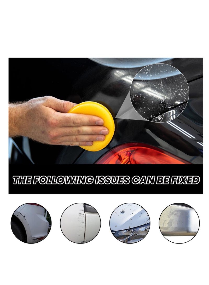 Car Scratch Repair Wax Kit - 2PCS Adhesive Paste for Removing Scratches, Polishing Vehicle Paint, and Restoring Car Finish - Effective Scratch Remover for Automotive Care. - Image 3