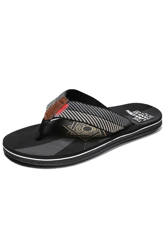LOULUEN New Fashionable Herringbone Beach Slippers 