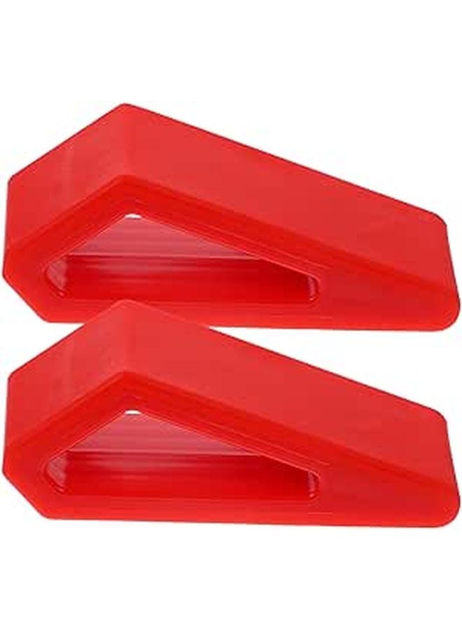 Adjustable Portable Laptop Stand 2 Pack Red Cooling Riser For Office Home Use - Image 1