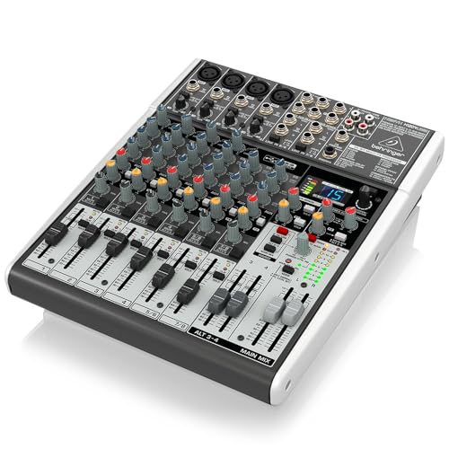 Behringer XENYX X1204USB Premium 12-Input 2/2-Bus Mixer with XENYX Mic Preamps and Compressors, British EQ, 24-Bit Multi-FX Processor and USB/Audio Interface - Image 3