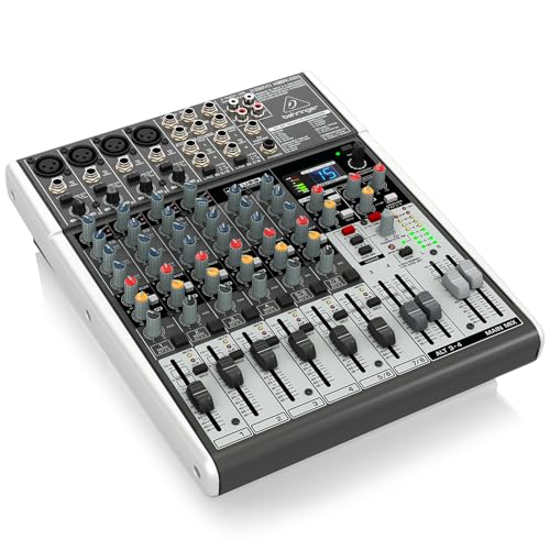 Behringer XENYX X1204USB Premium 12-Input 2/2-Bus Mixer with XENYX Mic Preamps and Compressors, British EQ, 24-Bit Multi-FX Processor and USB/Audio Interface - Image 2