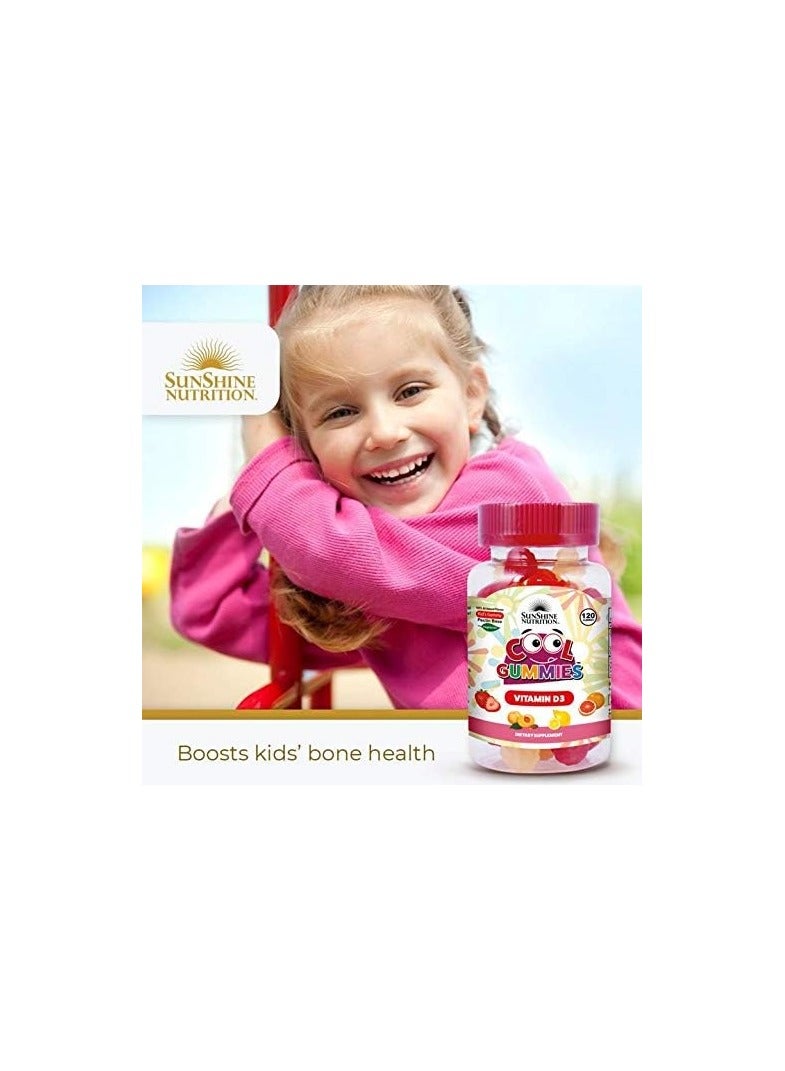 SUNSHINE NUTRITION Cool Gummies Vitamin D3, 120'S  - Image 2