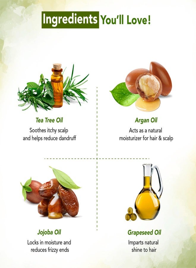 Botanic Hearth 100% Pure Tea Tree Oil For Hair (6.7 Fl Oz, Pack Of 2) | Infused With Jojoba & Grapeseed Oils | Soothes Itchy Scalp & Fights Dandruff | Non Gmo Verified - Hair Tonic - Image 2