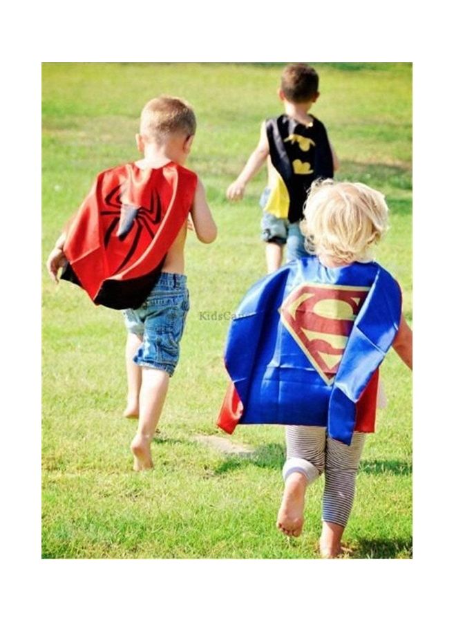 Loquat 2-Piece Double Sided Character Costume Cape With Mask Set One Size - Image 2