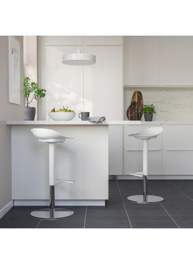 Bar Stool, White, 76 Cm - pzsku/Z78A95E8F9E92EEB786D4Z/45/_/1732971091/5ddfaa81-701c-4aaa-9e32-bedaaa0d767b