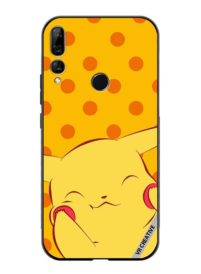 VR CREATIVE Protective Case Cover For Huawei Y9 Prime 2019 Cheeky Pikachu Design Multicolour - Image 1