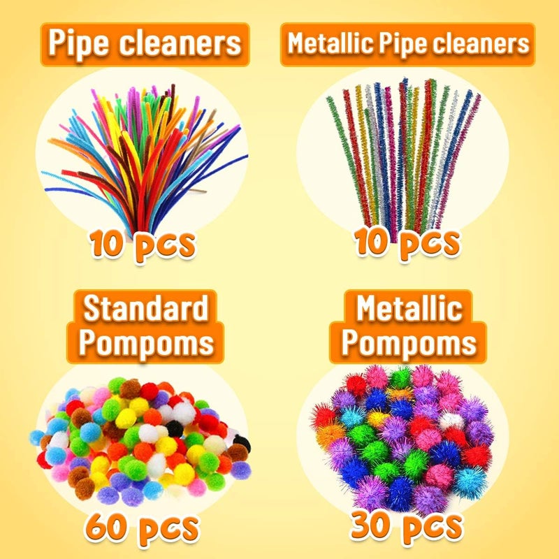 Goody King Arts and Crafts Supplies for Kids - All in One Kid Crafts Toddler Activities Kids School Supplies Age 4 5 6 7 8 Years Old Craft Art Supply Kit Kindergarten Homeschool - Image 4
