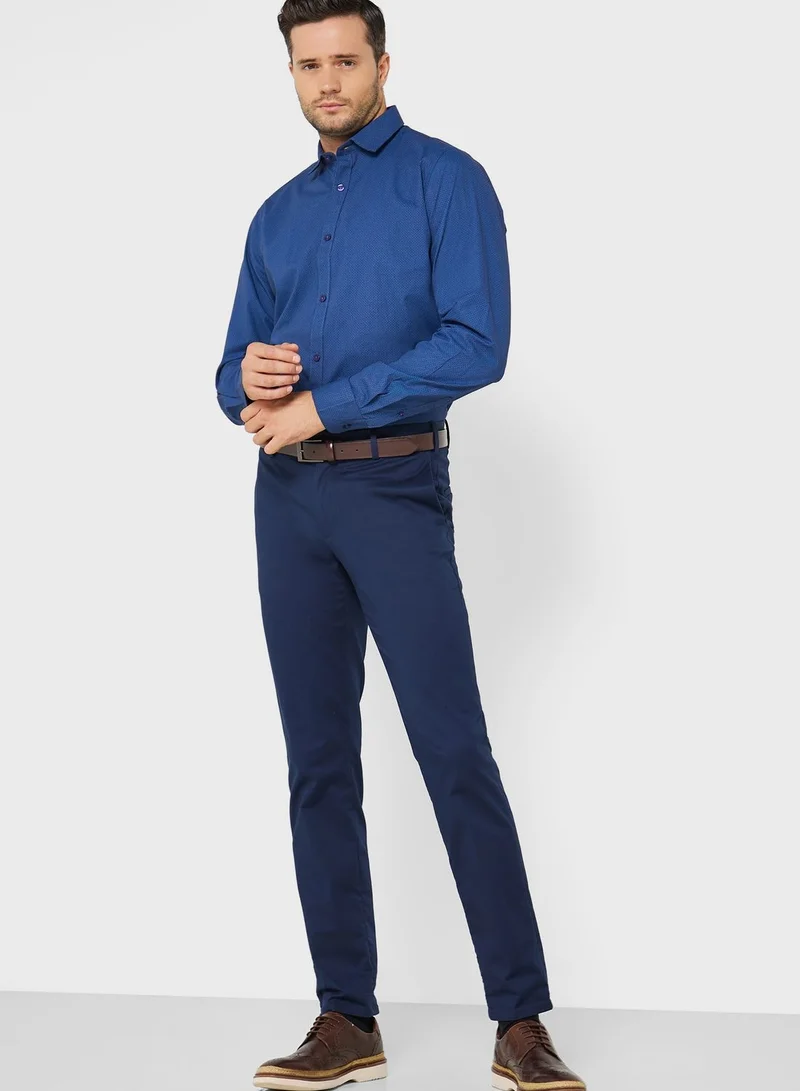 Robert Wood Long Sleeve Shirts