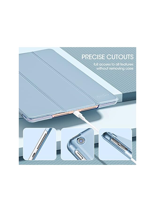 Procases Ipad 10.2 Case 2021 9Th Gen/ 2020 8Th 2019 7Th Gen, Slim Stand Hard Back Shell Protective Smart Cover For Inch 9/8/7 -Skyblue - Image 5