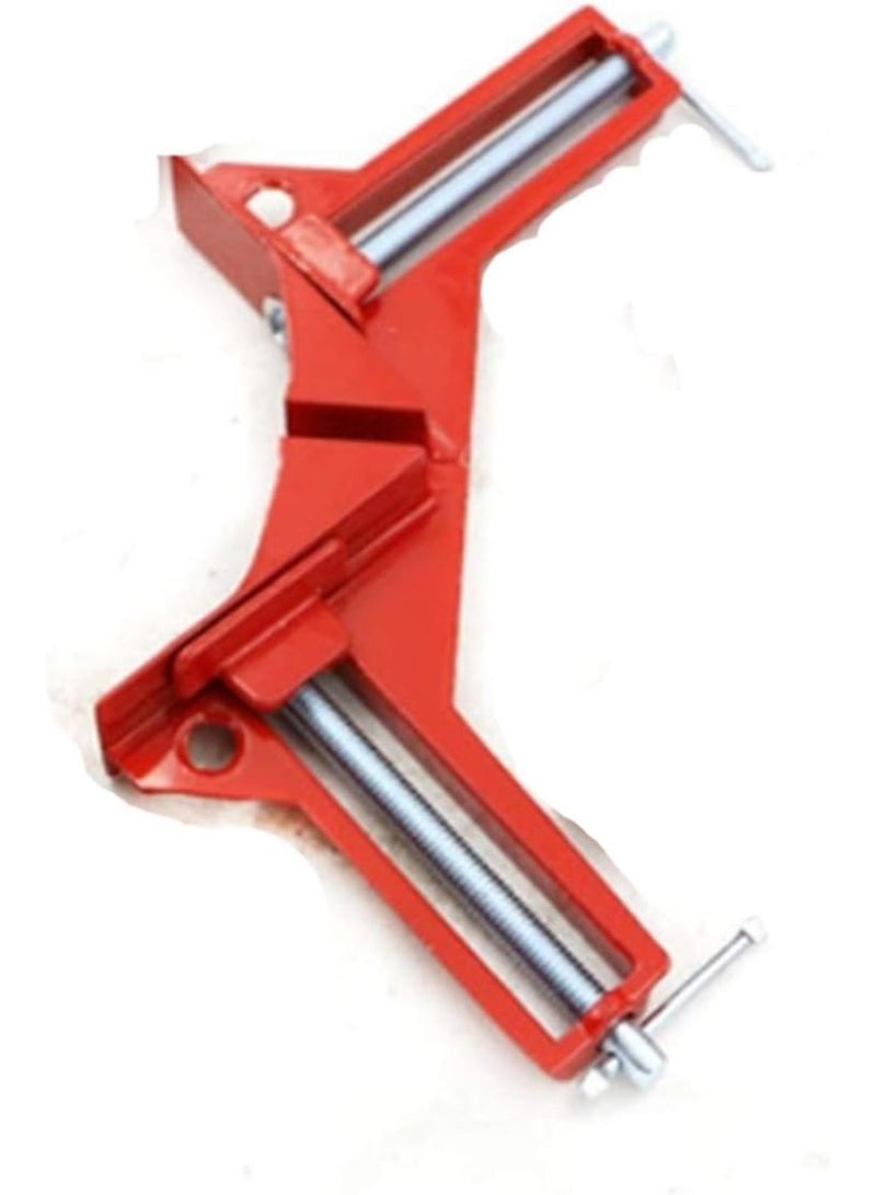 GGOOT Hardware Tools Right Angle Clip Right Angle Fixed Reinforced 90° Right Angle Clamp DIY Glass Fish Tank Quick Fixing Clip Picture Frame Clip Wood Frame Clip 2pcs  - Image 1