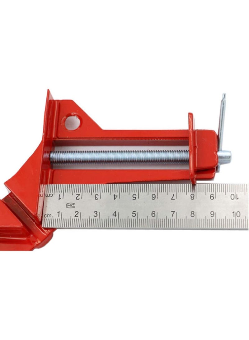 GGOOT Hardware Tools Right Angle Clip Right Angle Fixed Reinforced 90° Right Angle Clamp DIY Glass Fish Tank Quick Fixing Clip Picture Frame Clip Wood Frame Clip 2pcs  - Image 4