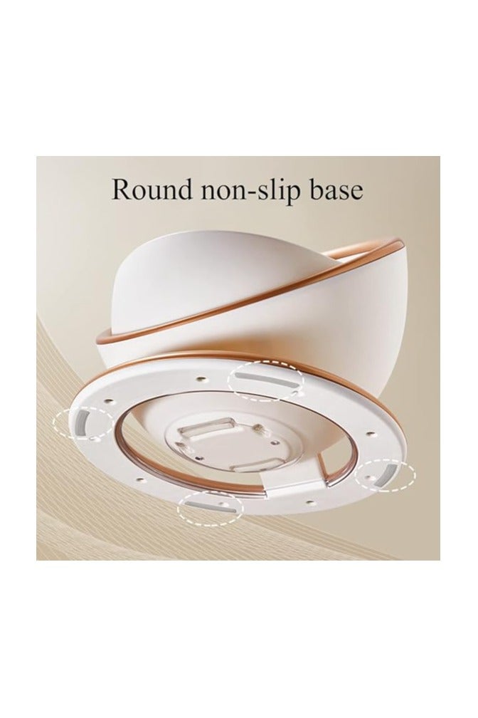 Space Capsule Children's Commode Chair for Home Use, with a 360-degree anti-slip circular base, easy-to-clean divided design that turns into a small stool, silver - Image 3
