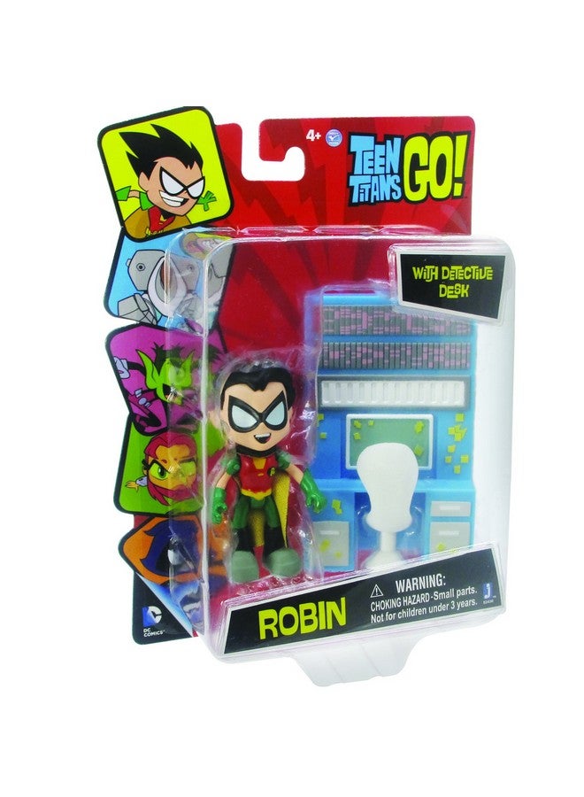 Teen Titans Go! تين تايتنز غو 2.75" روبن مع مكتب - Image 2