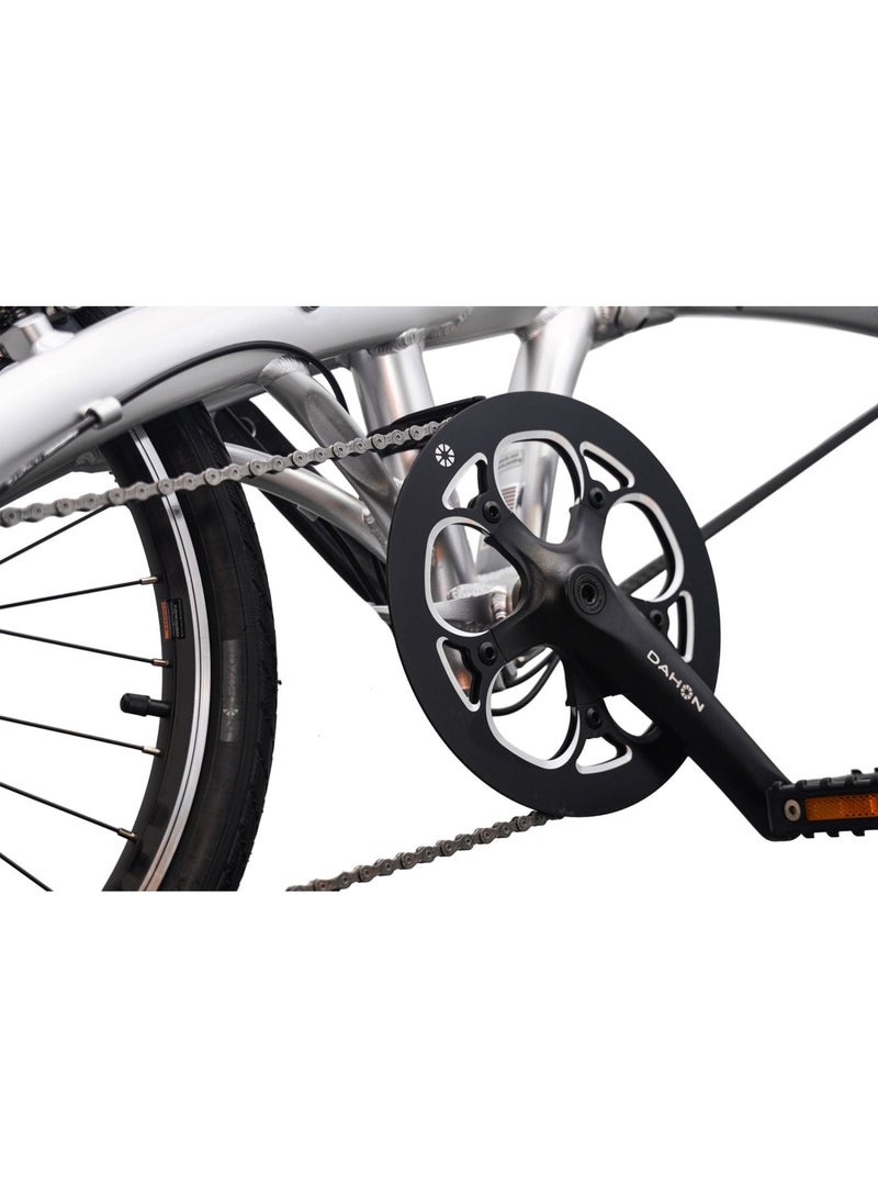 Dahon Mu D9 Folding Bike | 20-inch Wheels, 9-Speed Shimano, Silver - Image 3