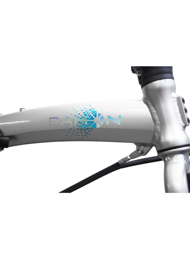 Dahon Mu D9 Folding Bike | 20-inch Wheels, 9-Speed Shimano, Silver - Image 4