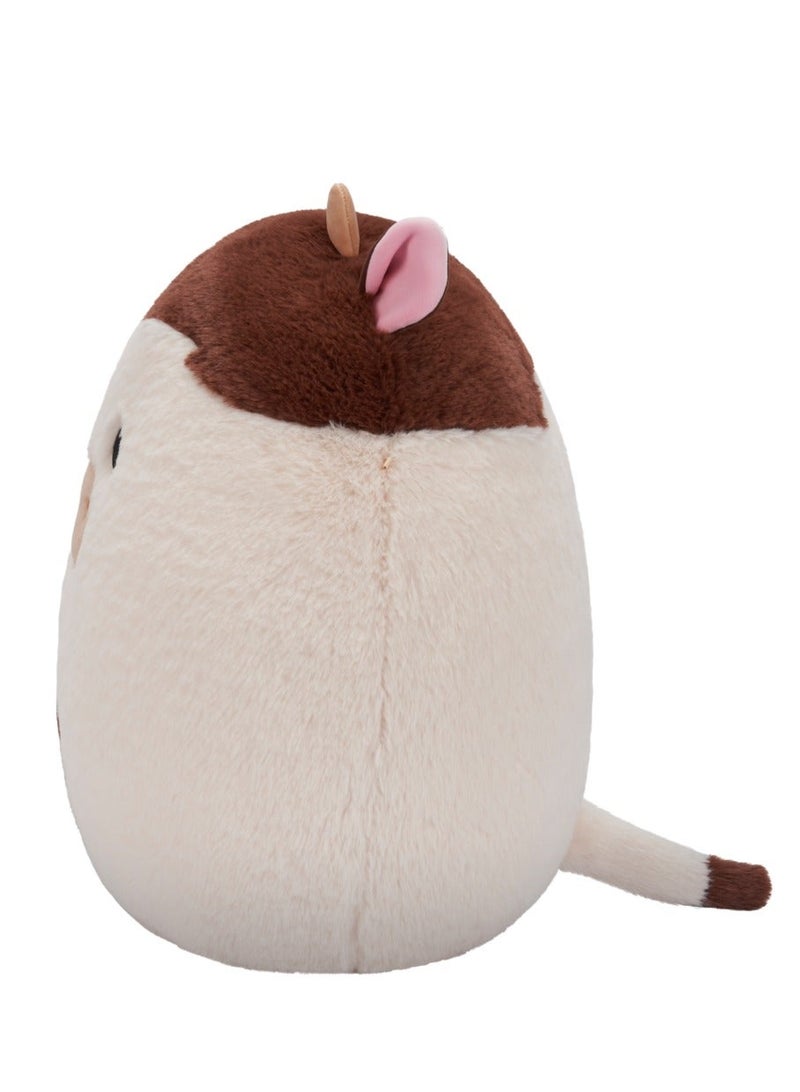 Squishmallows Plush Ronnie Brown and White Cow Fuzzamallows Plush Toy â€“ 30 cm Soft Collectible Stuffed Animal - Image 5