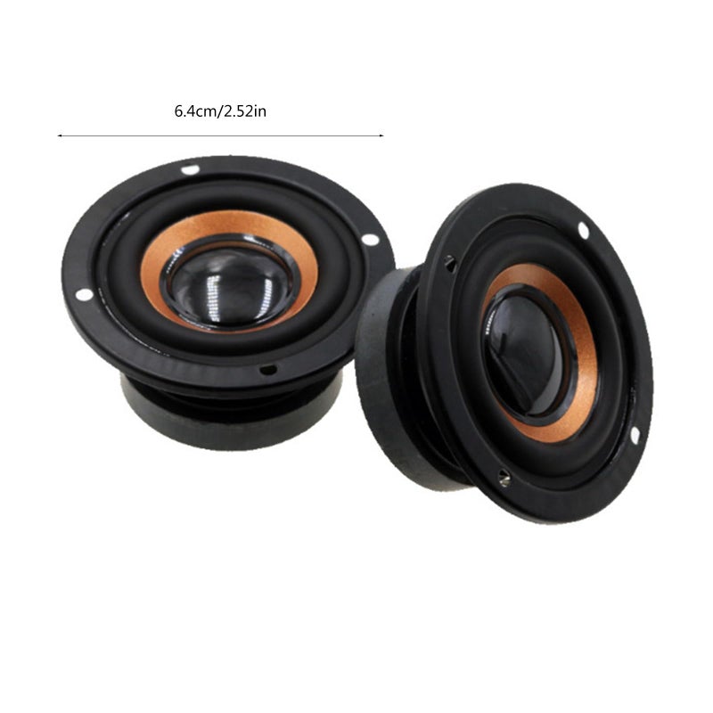BAIMOQI 1Set 2Inch Full Frequency Speaker Perfect for DIY Projects Low Frequency Subwoofer Loudspeaker Round Waterproof, approx 64mm, As Pictures Shows - Image 3
