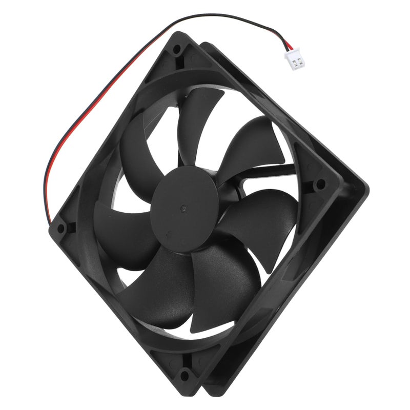 Dual Ball Bearing 120mm Computer Case Cooling Fan Quiet DC Radiator Cooler Enhanced Heat Dissipation - Image 2