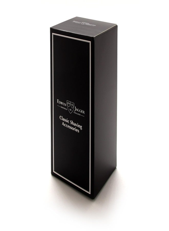 Edwin Jagger 81SB587AMZ Classic Imitation Ivory Pure Badger Exfoliating Shaving Brush with Stand for Shaving Cream or Shaving Soap for Men and Women (Ivory) - Image 5