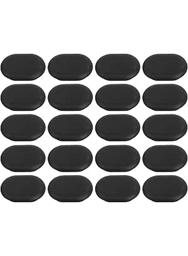 20 Pcs Car Door Hole Plugs Dustproof Rubber Grommets For Vehicle Chassis Protection Replacement Parts Black - Image 1