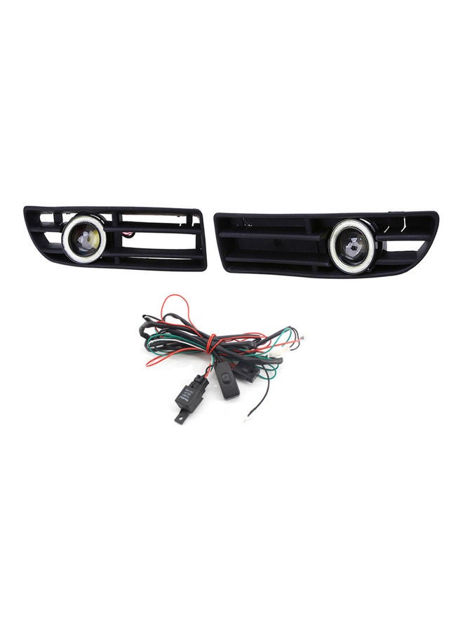 Loquat 2-Piece Fog Light LED Front Bumper Grille - Image 1