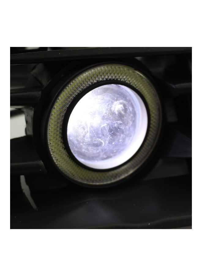 Loquat 2-Piece Fog Light LED Front Bumper Grille - Image 2