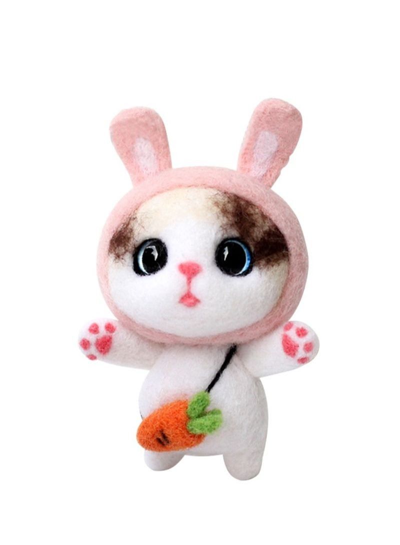 NIBEMINENT DIY Cat Felt Poke Poke 1 Set - Image 1