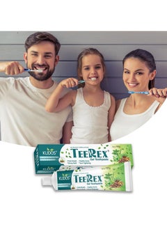 Kudos Kudos Teerex Gel Toothpaste Ayurvedic Formulation Multi Benefit Toothpaste - 100g (2 of Pack)  - Image 3