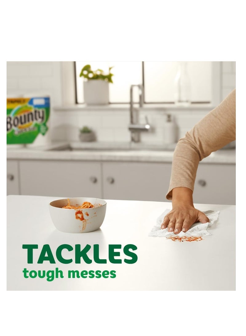 Bounty Bounty Quick-Size Paper Towels, White, 16 Family Rolls = 40 Regular Rolls  - Image 3