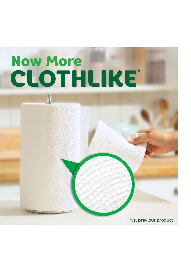 Bounty Bounty Quick-Size Paper Towels, White, 16 Family Rolls = 40 Regular Rolls  - Image 4