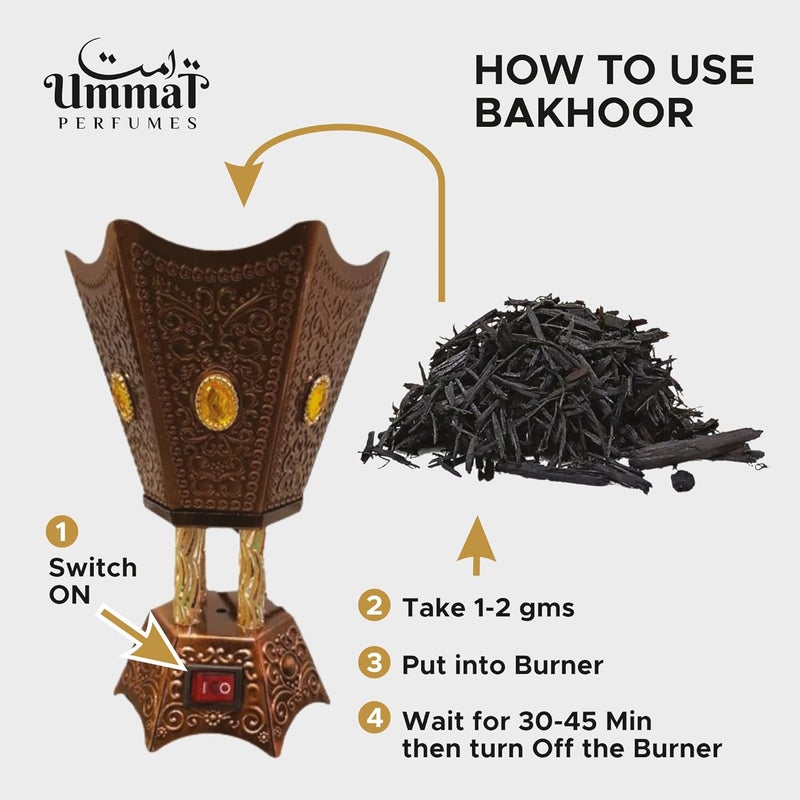 بخور من أمة العطور - بخور العود الملكي، 40 جرام، بخور عربي، رقائق خشب العود العطرية، مثالي لأغراض الهدايا، الصلاة، الاسترخاء والتأمل - Image 5