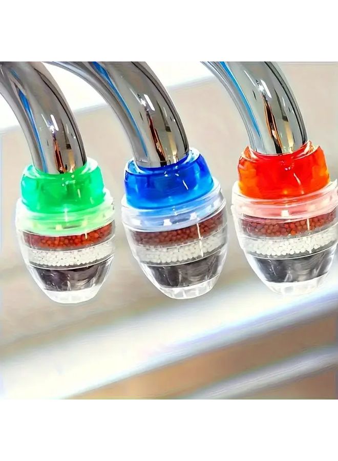 Green 5 Layer Activated Carbon Faucet Filter For 1 6 2 3Cm Outlet - Image 2