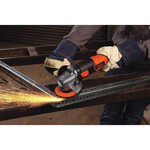 BLACK+DECKER Angle Grinder Tool, 4-1/2-Inch, 6.5-Amp (BDEG400) - Image 4