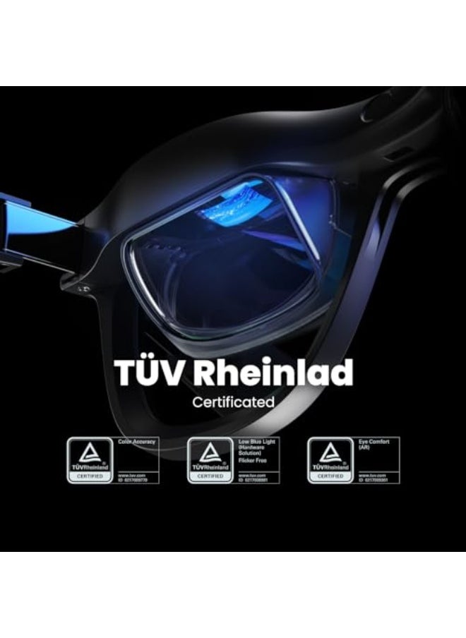 XREAL Air 2 Pro AR, Wearable Smart Display with 3 Electrochromic Profiles, 120Hz 330Hz, Smart Glasses, Gaming Monitor, Compatible with iPhone 16/15, Steam Deck/ROG G/Mac/PC/Android/iOS