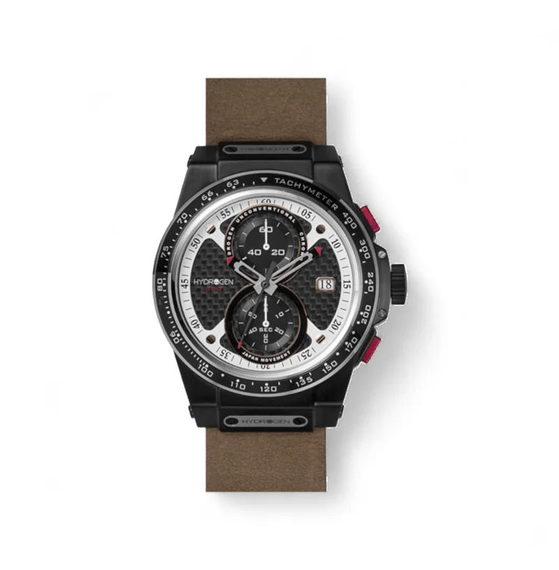 Hydrogren Otto Chrono Black Duo-Nato Watch