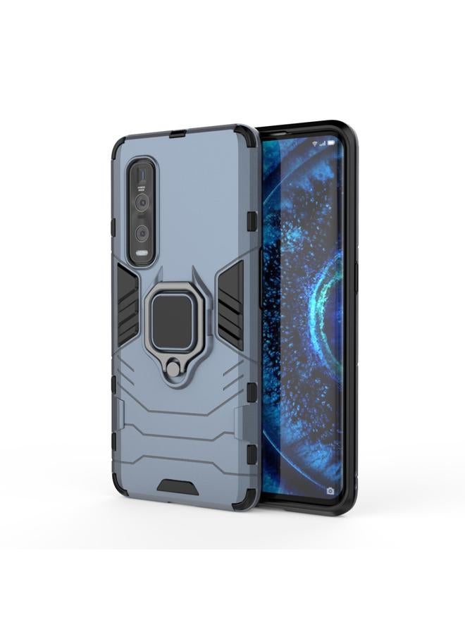 اس-توب جراب لهاتف OPPO Find X2 Pro PC + جراب واقٍ مقاوم للصدمات من مادة TPU مع حامل حلقي مغناطيسي - Image 2