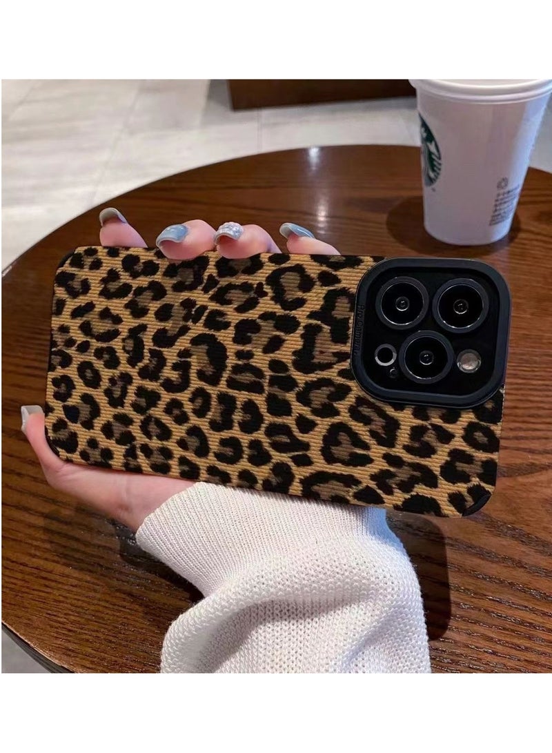 جراب هاتف بطبعة ليوبارد لهاتف آيفون 16 برو ماكس - أنيق ، مقاوم للصدمات ، مضاد لبصمات الأصابع ، مناسب نحيف - Image 2