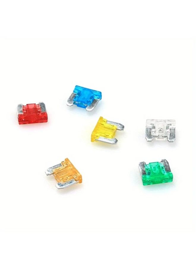 24Pcs Micro Mini Low Profile Blade Fuse Kit Compatible With Auto Car Truck Motorcycle 5A 10A 15A 20A Mixed Assortment - Image 5